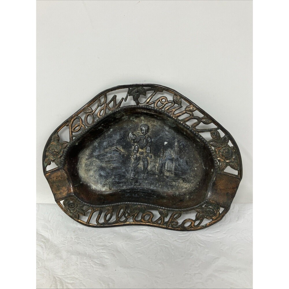 Ashtray 1950-60s Nebraska Father Flanagan's Boys' Town Home for Wayward Youth